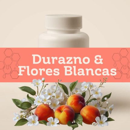Durazno & Flores Blancas E-1063